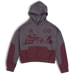 LEGACY ZIP HOODIE [ASH PLUM/LAVENDER GREY]