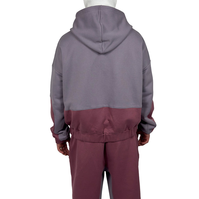 LEGACY ZIP HOODIE [ASH PLUM/LAVENDER GREY]